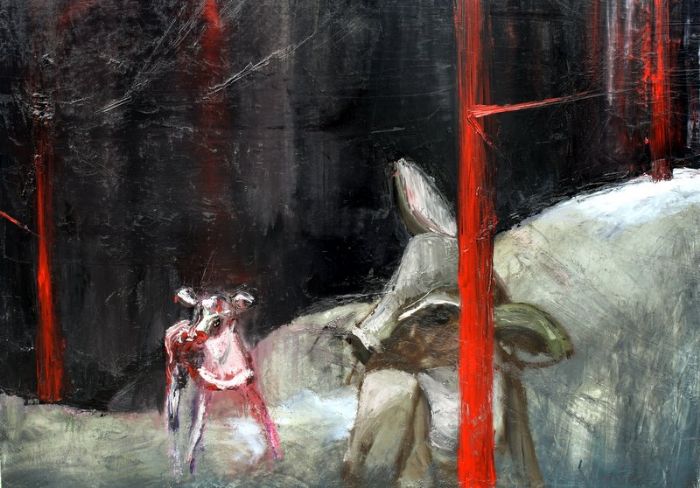 אילת אבני, Nativity, 2012, שמן על בד, 70X60 ס''מ אילת אבני, Nativity, 2012, שמן על בד, 70X60 ס''מ