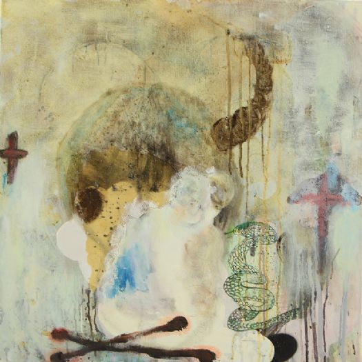 דני בק, ללא כותרת, 2010, שמן על בד, 55X55 ס''מ דני בק, ללא כותרת, 2010, שמן על בד, 55X55 ס''מ