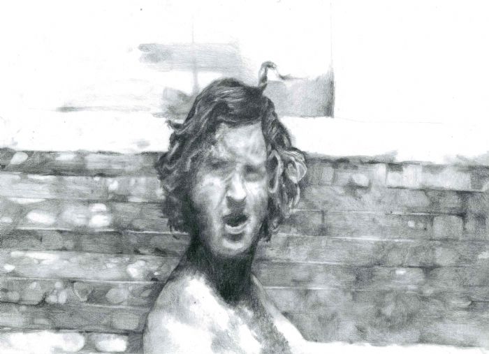 רעיה ברוקנטל, מציצים 1, 2008, עיפרון על נייר פרגמנט רעיה ברוקנטל, מציצים 1, 2008, עיפרון על נייר פרגמנט
