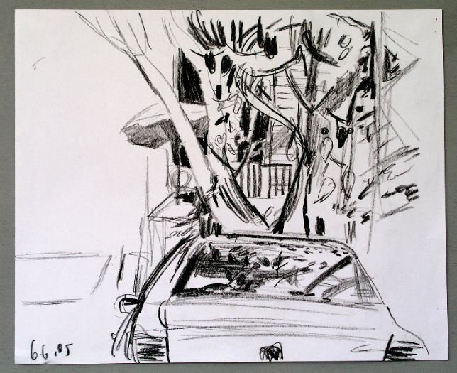 מיכל בקי, מסריק, 2005, צ'ינוגרף על נייר מיכל בקי, מסריק, 2005, צ'ינוגרף על נייר