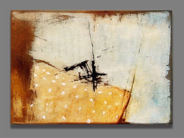 אורי התקשר, 2006, טכניקה מעורבת על עץ, 24X17 ס''מ אורי התקשר, 2006, טכניקה מעורבת על עץ, 24X17 ס''מ