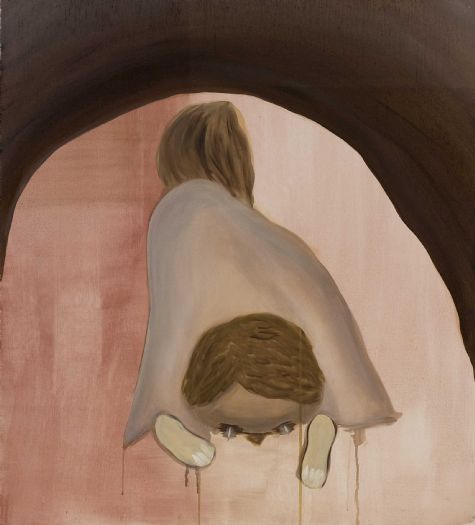 ראש זנב, 2007, שמן על בד, 90X80 ס''מ ראש זנב, 2007, שמן על בד, 90X80 ס''מ