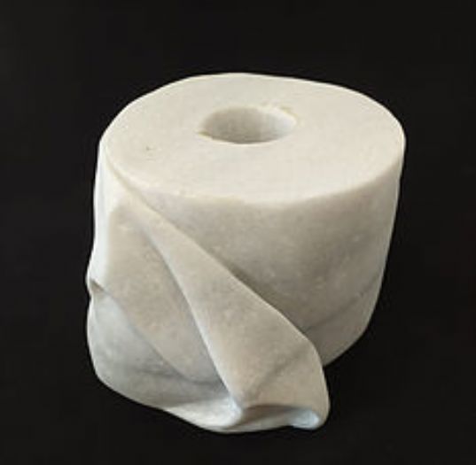 נייר טואלט, 2016, שיש נייר טואלט, 2016, שיש