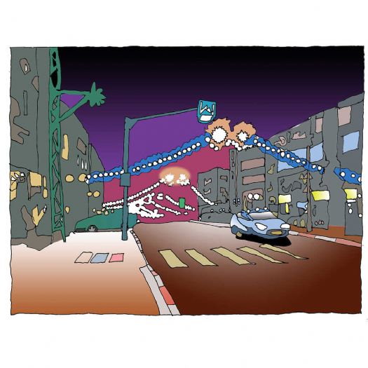 רחוב סוקולוב בלילה רחוב סוקולוב בלילה